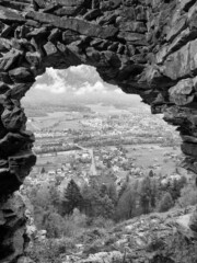 This picture was taken from Katzenburg on Calanda Chur Graubünden Switzerland.