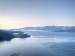 On the way to Oskfjordhamn Troms Norway On the way to Oskfjordhamn Troms Norway