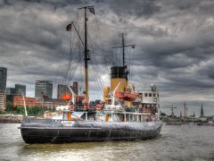 Museeum icebreacker vessel Stettin Elbe Hamburg Germany Museeum icebreacker vessel Stettin Elbe Hamburg Germany