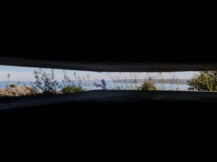 Bunker from 2nd ww, Lickershamn, Gotland, Sweden Bunker from 2nd ww, Lickershamn, Gotland, Sweden