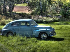 Volvo in von Echstedtska Gården Östra Smedbyn, Värmland, Sweden Volvo in von Echstedtska Gården Östra Smedbyn, Värmland, Sweden