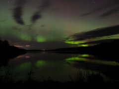 Aurora borealis, Gräsmången, Karlstad, Värmland, Sweden Aurora borealis, Gräsmången, Karlstad, Värmland, Sweden