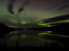 Aurora borealis, Gräsmången, Karlstad, Värmland, Sweden Aurora borealis, Gräsmången, Karlstad, Värmland, Sweden