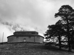 This picture was taken on Regitzer Switzerland. It showes an old military building from the second world war. This picture was taken on Regitzer Switzerland. It showes an old military building from the second world war.